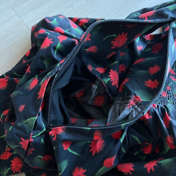 J Crew Fit And Flare Mini Dress In Painted Daisy Print Size 4 - Picture 6 of 13